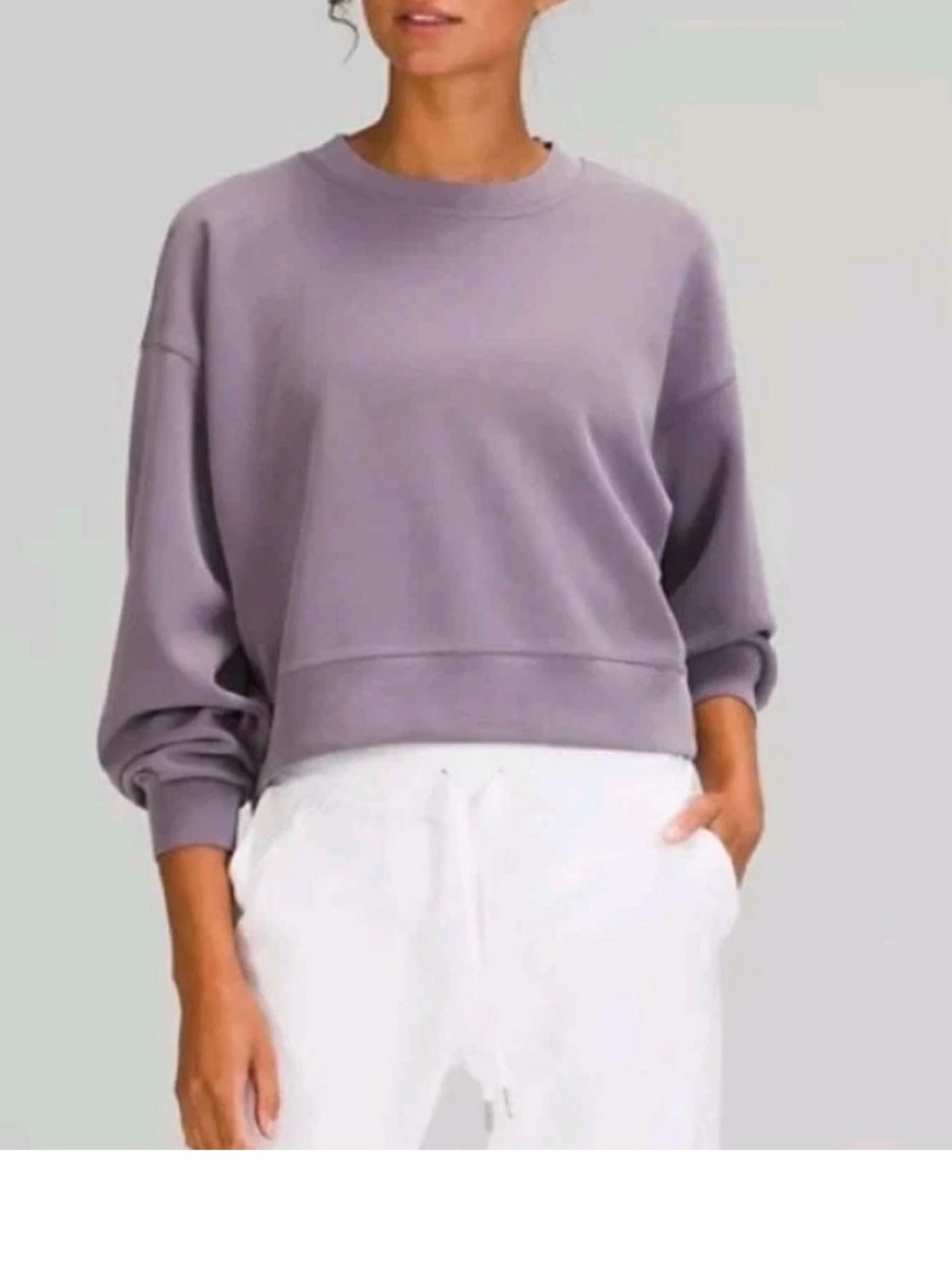 lululemon athletica Lavender Crewneck Sweatshirt